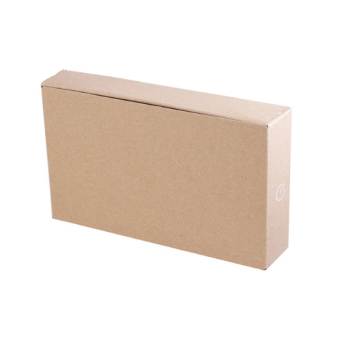 โลโก้การพิมพ์ Eco Brown Kraft Shipping Box