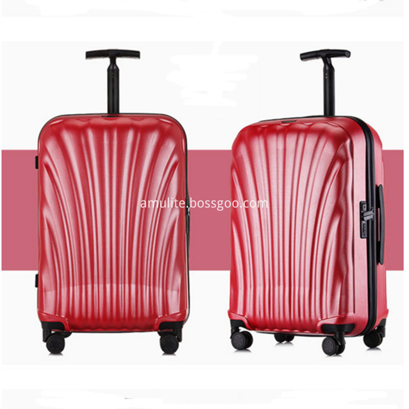 Red luggage