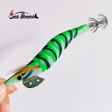 Wholesale Fishing Squid Bait - Squid Jigs Wood Shrimp (2.5#, 3.0#, 3.5#)