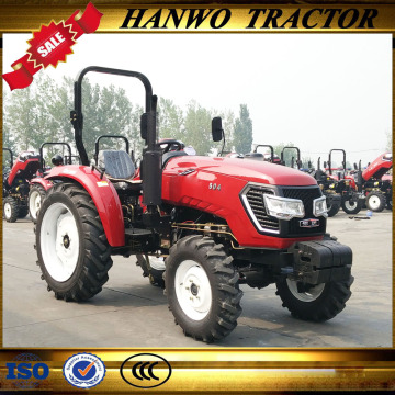 China wheeled tractor,50hp farming tractor without cab