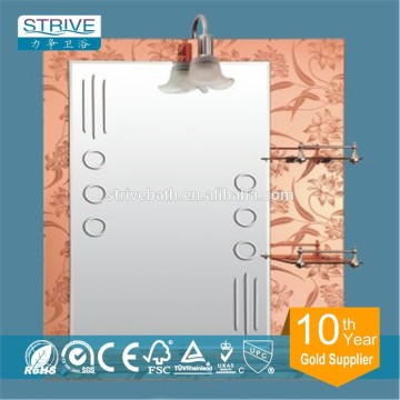 lighted backlit bathroom mirror