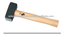 german type stoning hammer with wooden handle