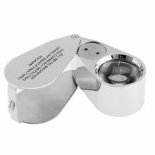 BIJIA 40x Illuminated LED UV Loupe Magnifier