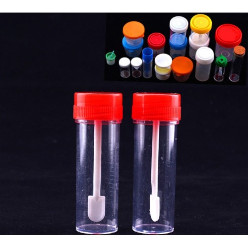 Huali disposable plastic Feces cup sealed sputum cup