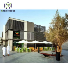 China Beach House Steel Door Prefabricated Wooden House Price