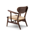 خشب CH22 Chaise Lounge Chair by Hans Wegner