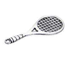 Battledore design sports theme chic wholesale alloy pendant, hot sale factory/OEM/ODM orders welcome