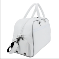 White PU Golf Boston Bag