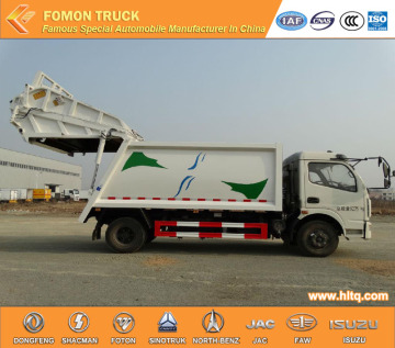 DONGFENG 4x2  compactor garbage truck 6tons