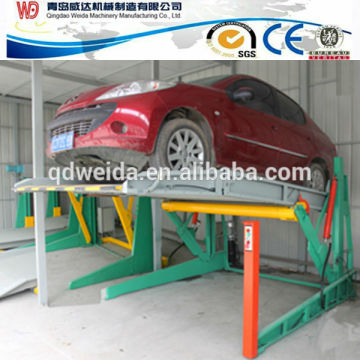 portable hydraulic two post car parking equipment