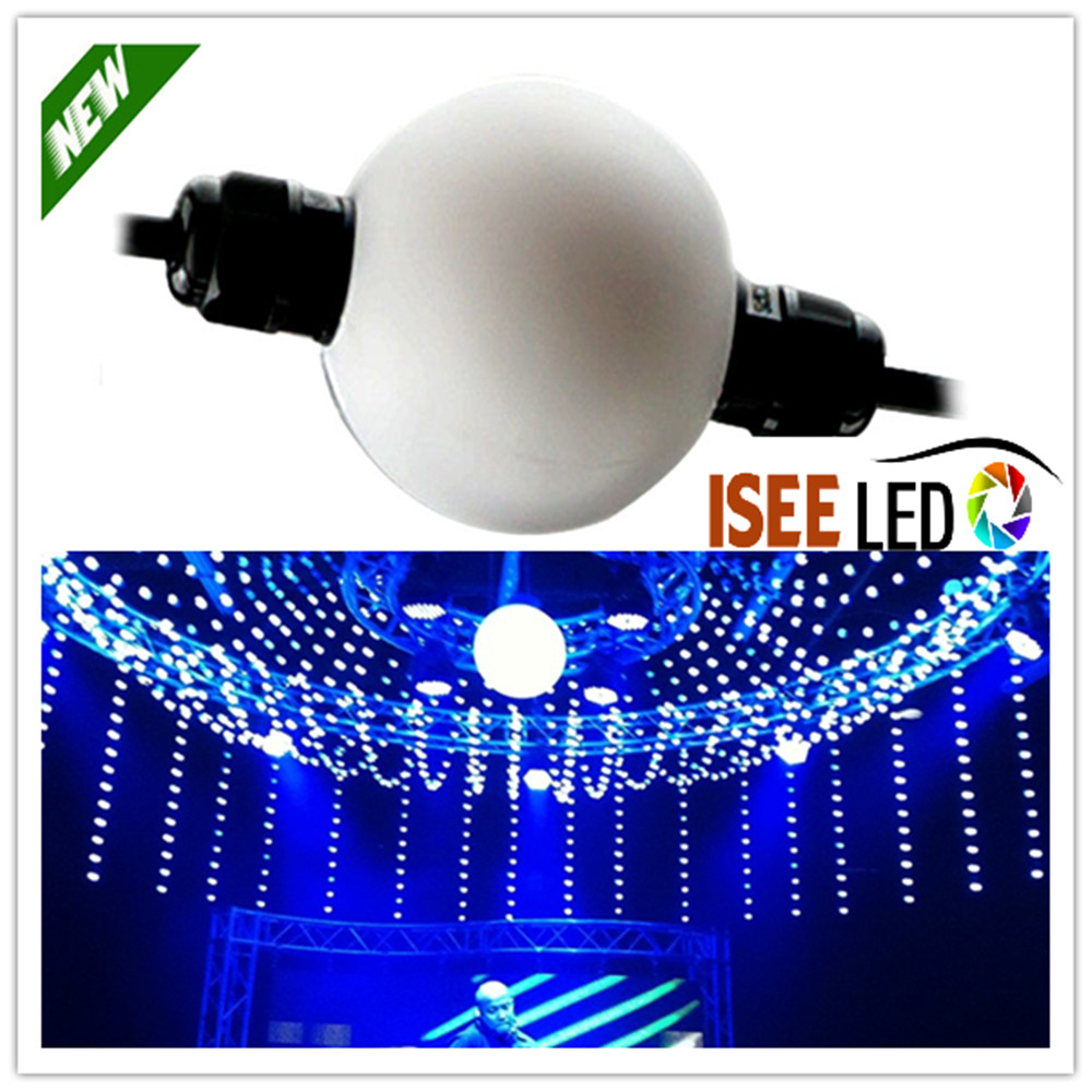 سطوع عالية 50 مم DMX RGB LED ضوء الكرة