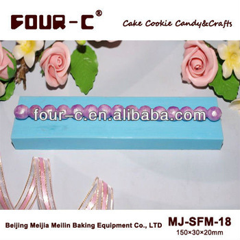 Ornamental fondant maker, silicone cake decorating mold
