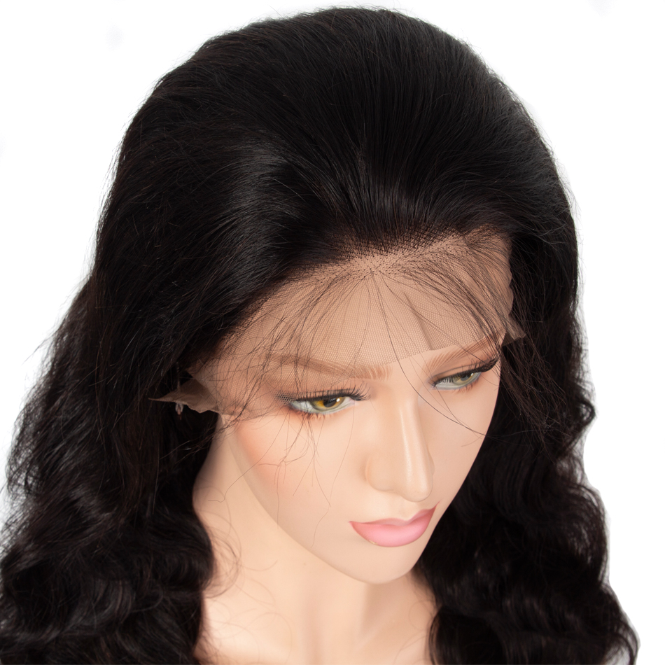 CELIE brazilian 360 Lace Frontal Wig Body Wave Texture Natural Color Ponytails Wigs 180 Density Lace Front Wigs Human Hair