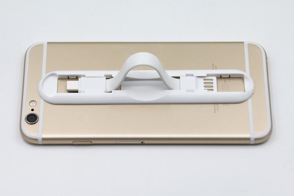 Mobile Phone Accessories Stand Holder, 3 in 1 Cell Phone Charging Holder for Android Micro USB, iPhone and Type-C