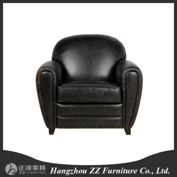 US country style classical leather sofa chair
