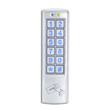 Password and card unlocking waterproof standalone access control system