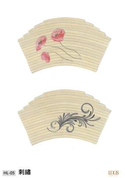 Flat Leather Stacks With Embroidery