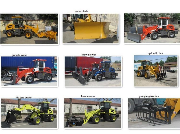 JIELI 2018 Mini Wheel Loder/CE Wheel Loader 800kg-ZL08 Mini Loader for Sale