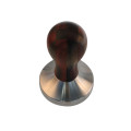 wooden handle coffee tamper press