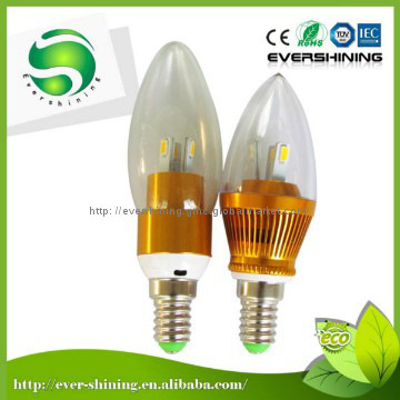 Decorative Lamps,Clear Flicker Flame Candle Light bulbs 3w