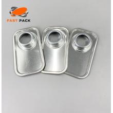 1L square tin can components square top