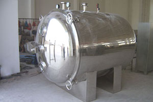 round vacuum dryer