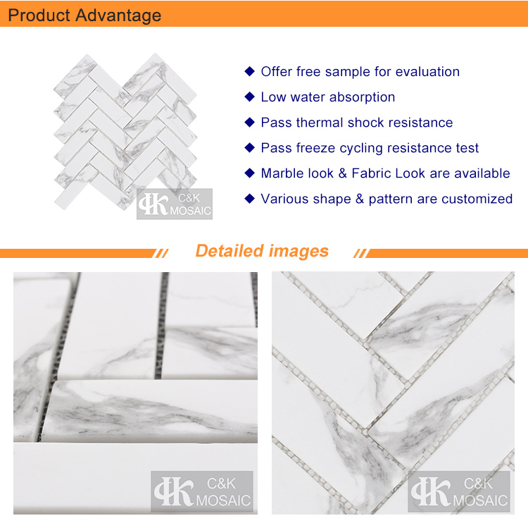Marble and Glass Mosaic Tile