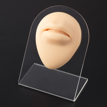 Soft Ear Model Silicone Lips Mouth Model for Piercing Display Stand - Exhibidores Jewelry