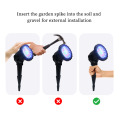 24-Key Remote Spot Light for Garden Landscape