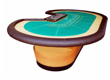 10 Player Deluxe Baccarat Texas Holdem Poker Table