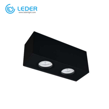LEDER Aluminum Body Black 3W LED Downlight