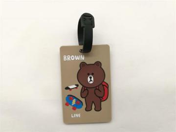 Personalized Cartoon Hang Soft PVC Luggage Tag