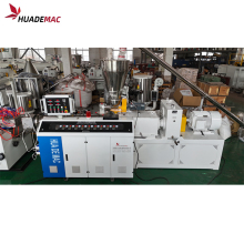 High quality extrusion line UPVC round gutter making machine line