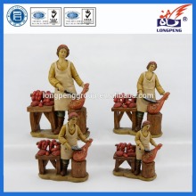 Polyresin butcher figure,custom resin figures,custom figures,custom resin butcher figurines