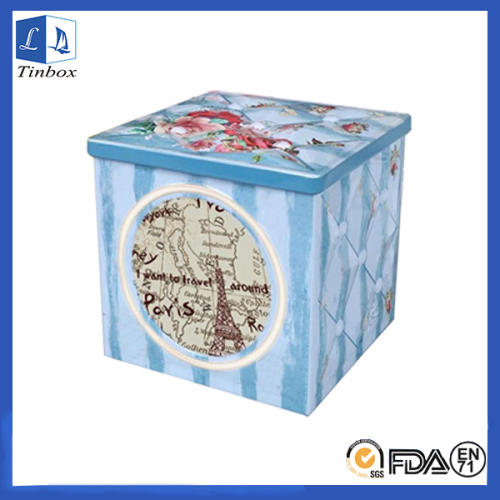 Square Storage Tin Box For Watches