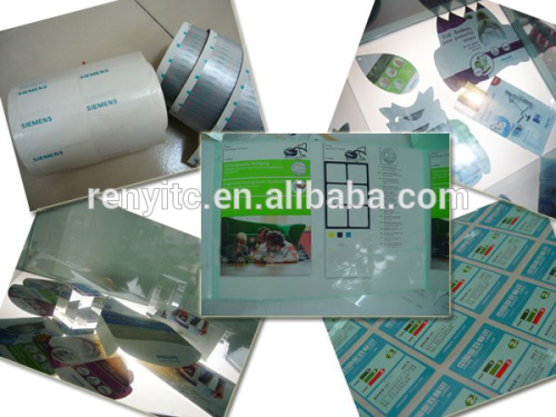 Adhesive fragile paper materials warranty seal sticker for equipments