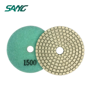 4 Inch Wet Grinding Disc & Diamond Hand Polishing Pad for Stone Concrete Terrazzo Grinding
