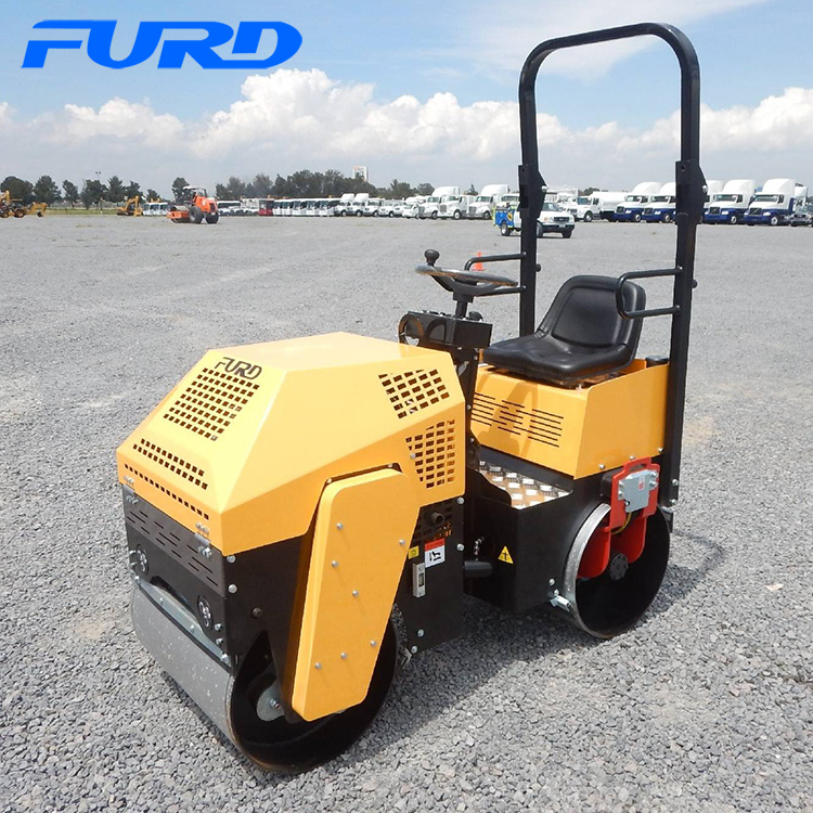 Hot selling small and medium vibratory road roller double drum road construction compactor price