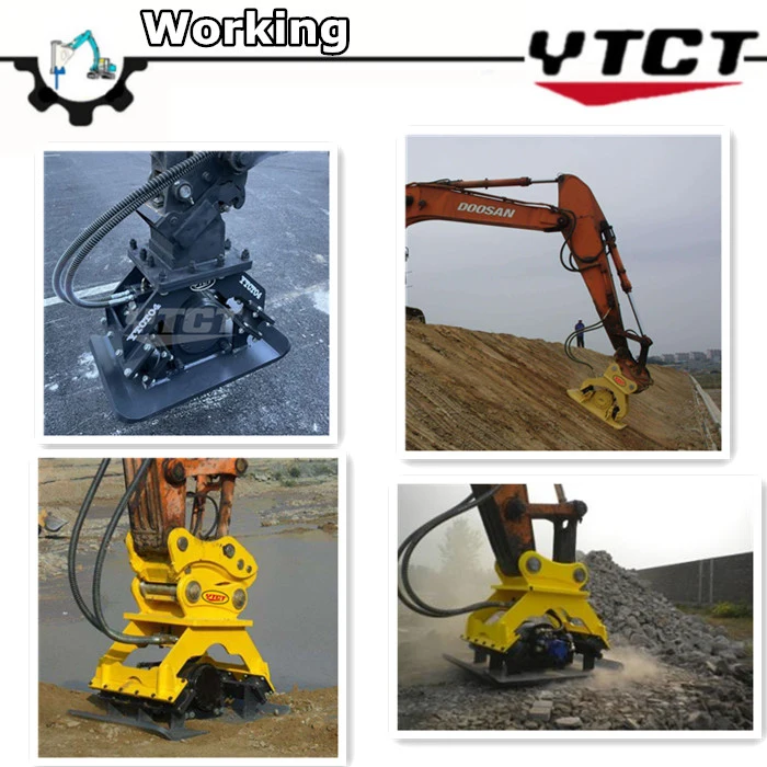 Small Excavator Mounted Hydraulic Mini Vibrator Plate Compactor