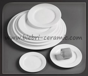 Small Porcelain White Plates