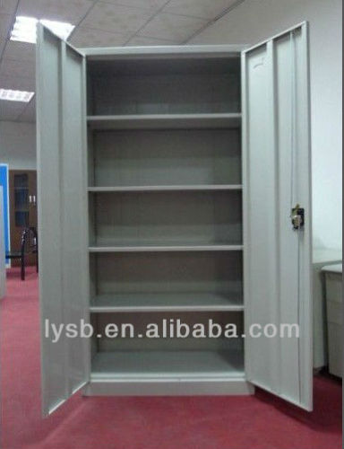 Modern design metal good cheap cupboard with 2 doors and 4 shelves