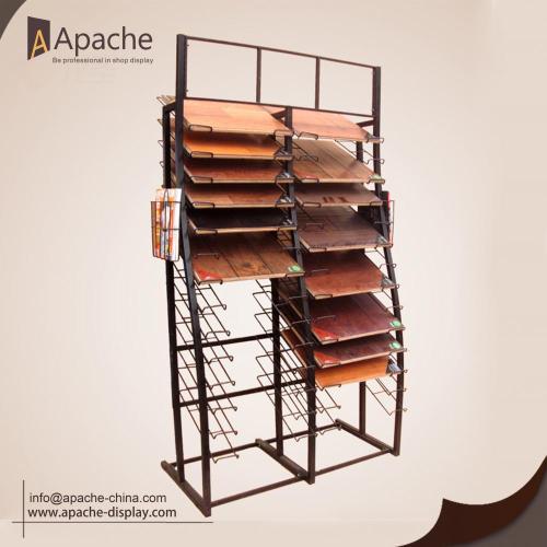 Metal Floor Board Tile Tapete Display Stand