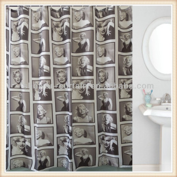 superstar modern shower curtain