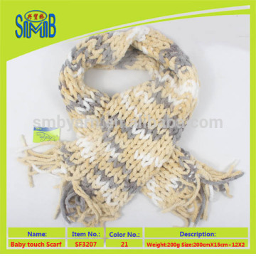 Top selling products 2016 new product novelty twisted yarn scarf with low price