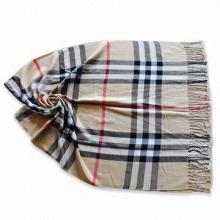 Checked Juliette Pashmina Scarf, Available in Various Colors