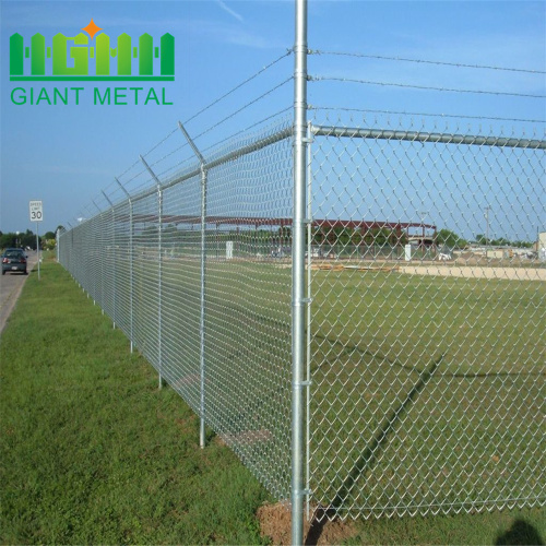 พื้นที่ก่อสร้างความสะดวกสบายมากที่สุด Chain Link Fence