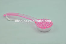 plastic bath brush with massager