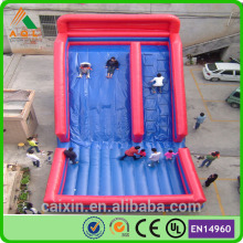 blue and red color inflatable water slide for kids and adults,inflatable slide