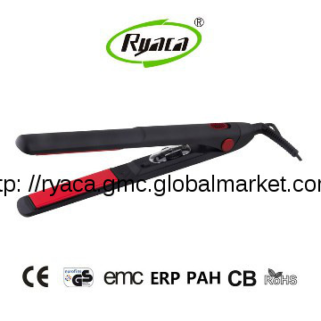 Temperature control ceramic CE hair straightener