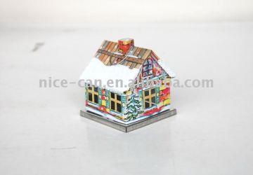 Mini House tin can